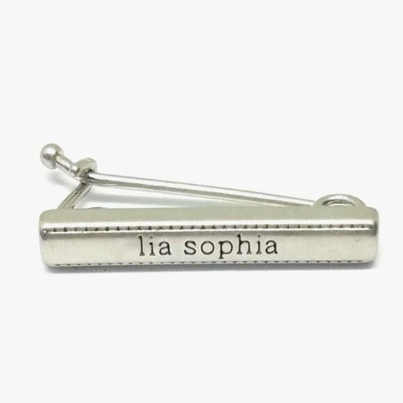 Lia Sophia Brand Jewelry Silver Retired Necklace Extender Shortener New - Picture 1 of 10